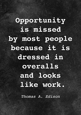 Thomas Edison Quote D004