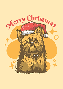 Merry Yorkie Christmas