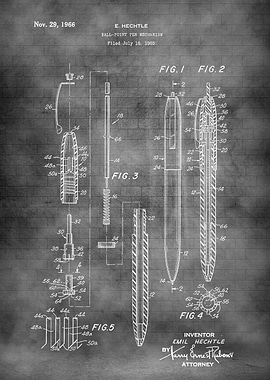 Old pen patent