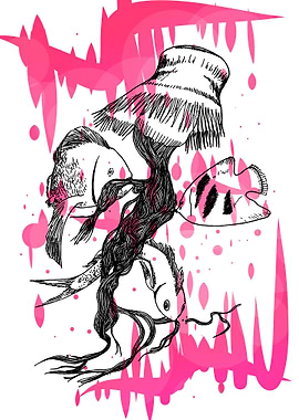 PECES DEVORANDO MEDUSA