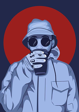 mac Miller vektor cartoon