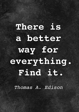 Thomas Edison Quote D005