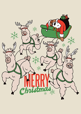 Sleeping Sloth Santa