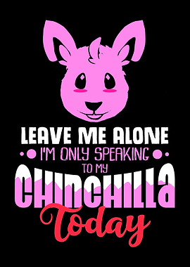 Chinchilla Leave Alone Pet