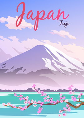 Japan Travel Poster
