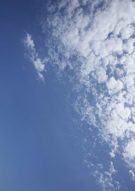 Blue sky with clouds