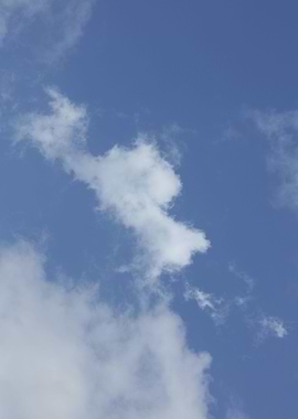 Blue sky with clouds