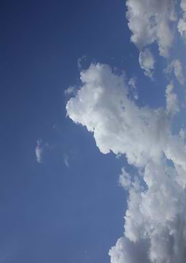 Blue sky with clouds