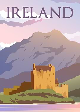 Ireland Travel Poster
