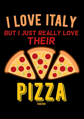 Italy Pizza eating pasta