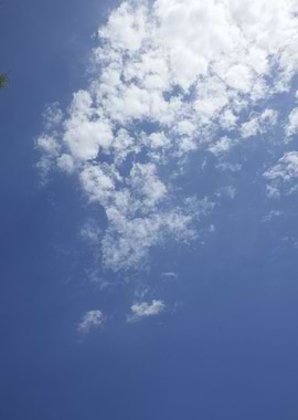 Blue sky with clouds