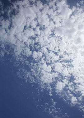 Blue sky with clouds