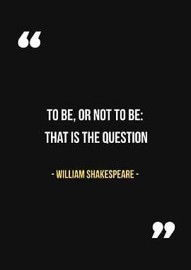 William Shakespeare Quote