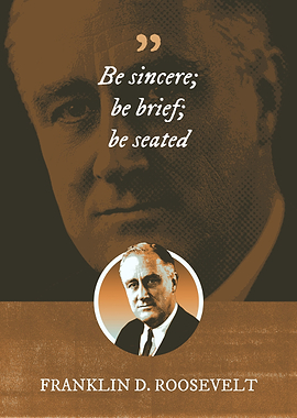 Be sincere be brief be