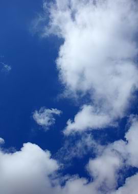 Summer sky with clouds