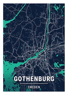 Gothenburg Blue Dark Color