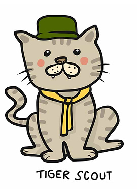Tiger scout cartoon