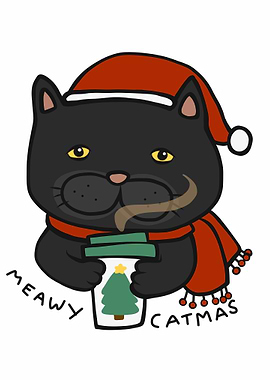Meawy Catmas Black cat