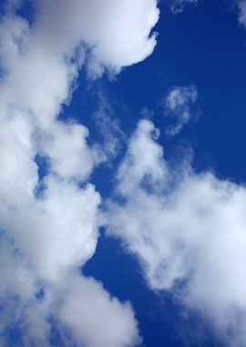 Summer sky with clouds