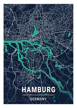 Hamburg Blue Dark Color