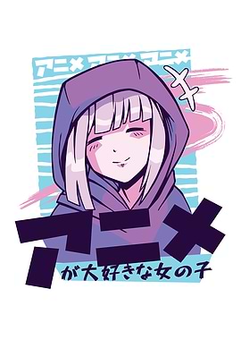 Kawaii Manga Girl Gift for