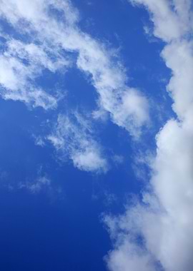 Summer sky with clouds