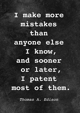 Thomas Edison Quote D029