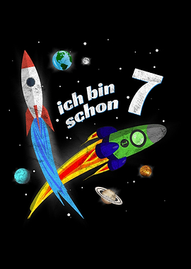 7 Jahre Kinder Raumschiff