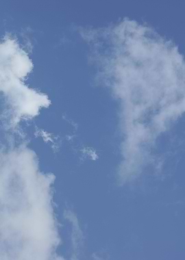 Summer sky with clouds