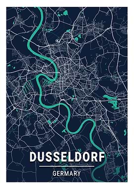 Dusseldorf Blue Dark Color