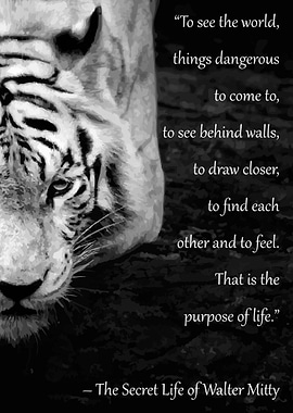 To see the world things