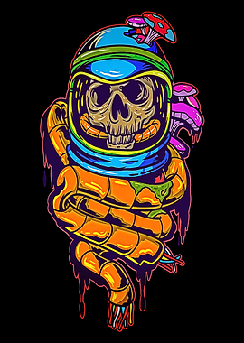 Astronaut Skull Helmet