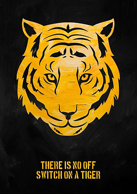 Black Yellow Tiger Quote