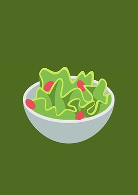 Green vegetable salad