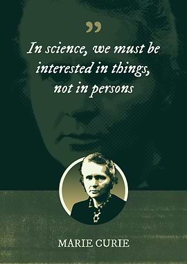 In science we must be