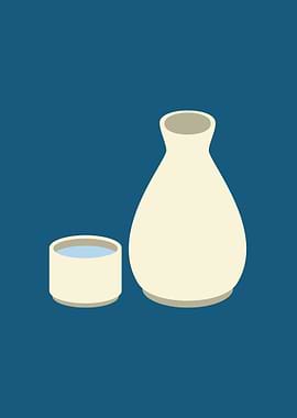Rice wine or sake