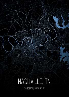 Nashville City Map