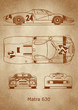 Matra 630 Blueprint old