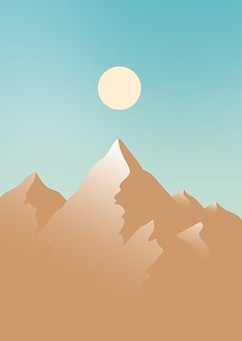 Minimalis Mountain Day