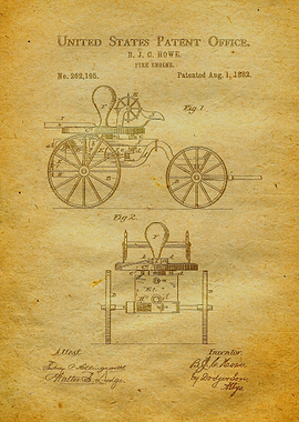 22 1882 Fire Engine Paten