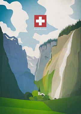 Lauterbrunnen landscape