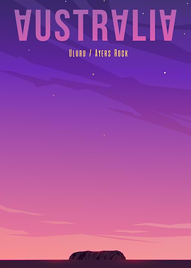 Australia Travel Poster