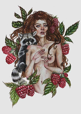Raspberries and Raccoons