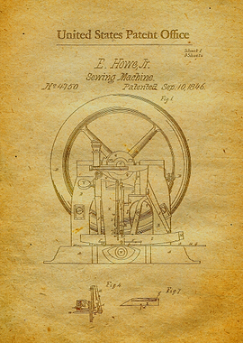 107 Sewing Machine Patent
