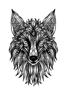 Mandala Fox
