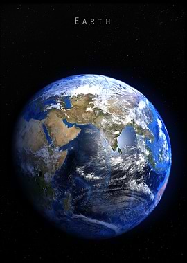 The Earth Indian Ocean