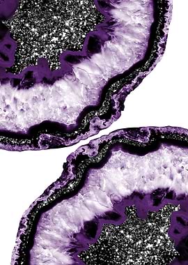 Yin Yang Agate Glitter 16