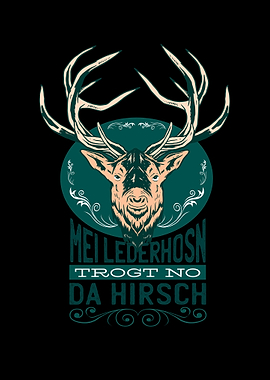 Mei Lederhosn Trogt No Da