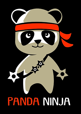 Panda Ninja Shuriken
