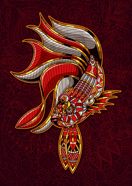 Mandala Siamese Fight Fish